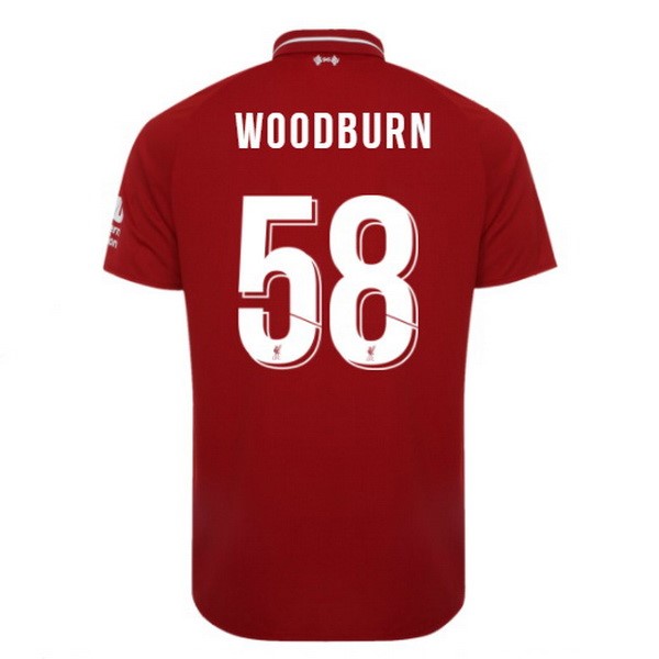 Camiseta Liverpool 1ª Woodburn 2018-2019 Rojo